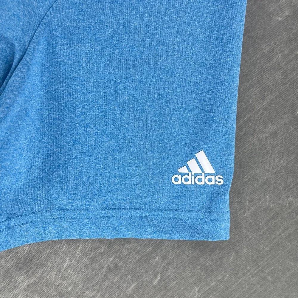 2022 PGA Southern Hills Adidas Men 2XL Blue Polo Shirt Short Sleeve Golf